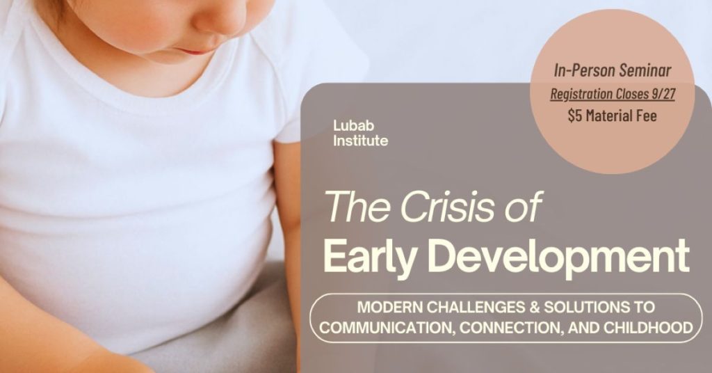 The Crisis of Early Development