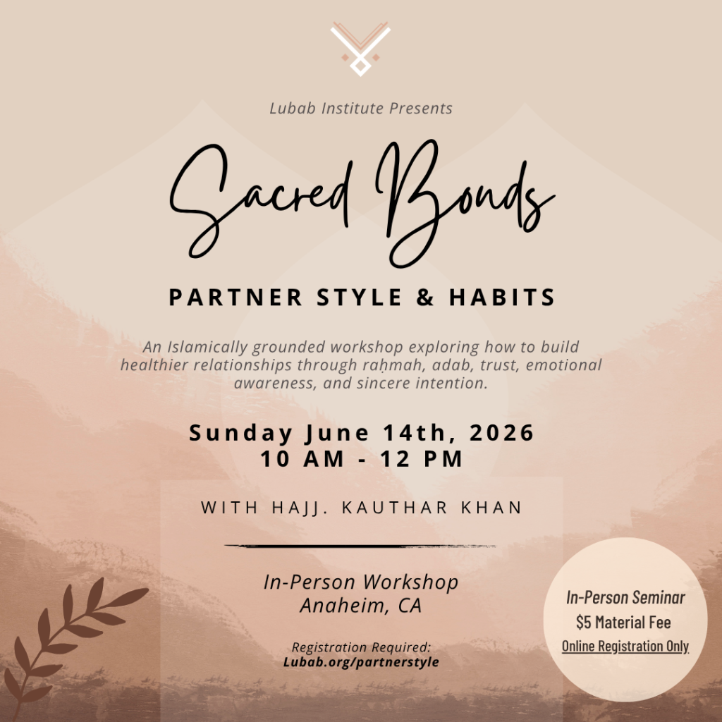 Sacred Bonds: Partner Style & Habits